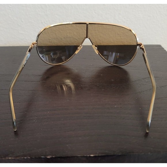 GUCCI Sunglasses Unisex 130 GG 1650/S T4R Vintage Made In Italy *CRACK* - Picture 4 of 8